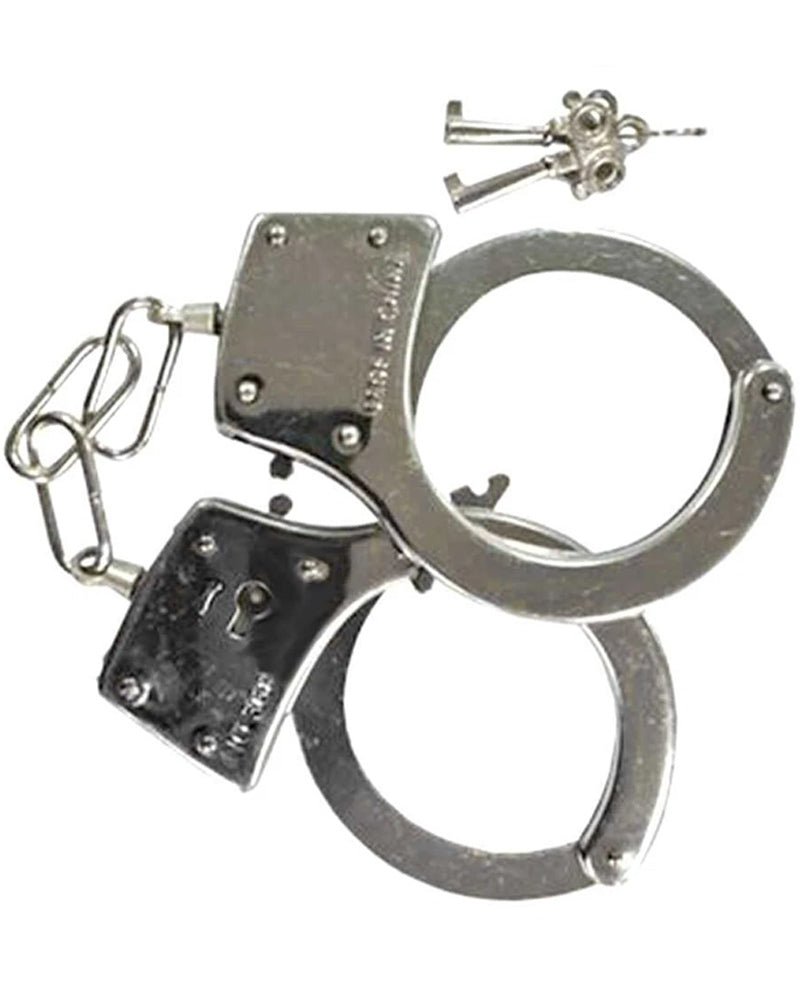 Metal Police Handcuffs Prop