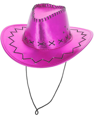 Metallic Pink Cowboy Hat