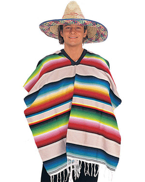 Mexican Poncho Adult Costume