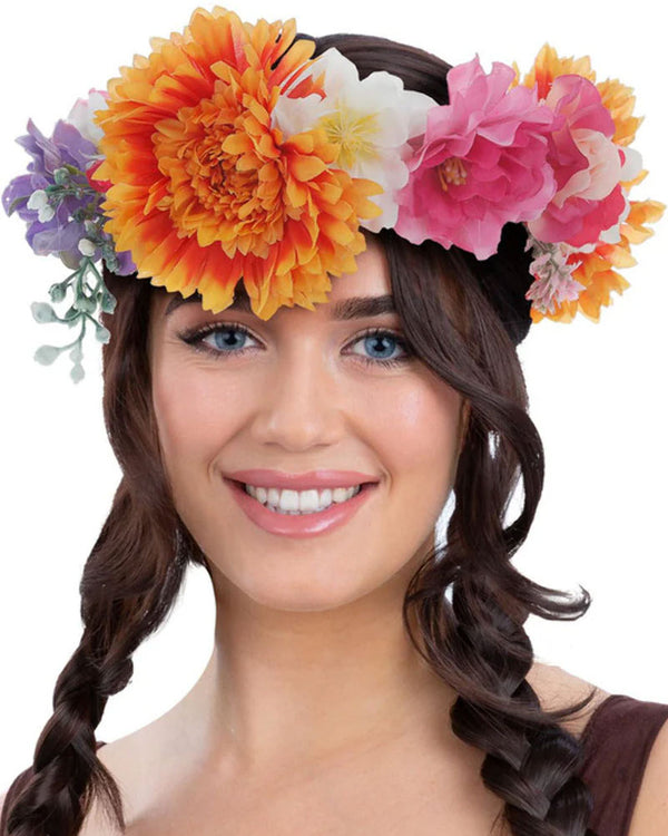 Mid Summer Bavarian Maiden Deluxe Flower Crown