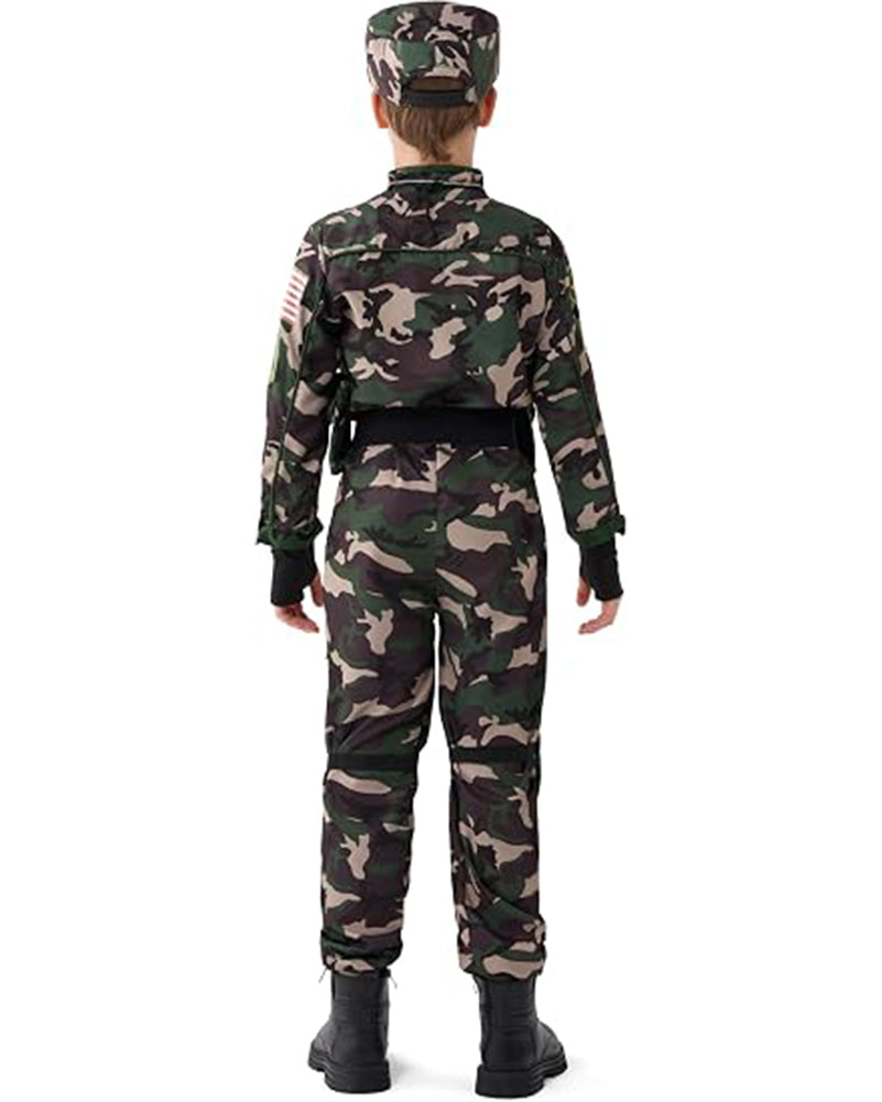 Military Deluxe Complete Kids Costume