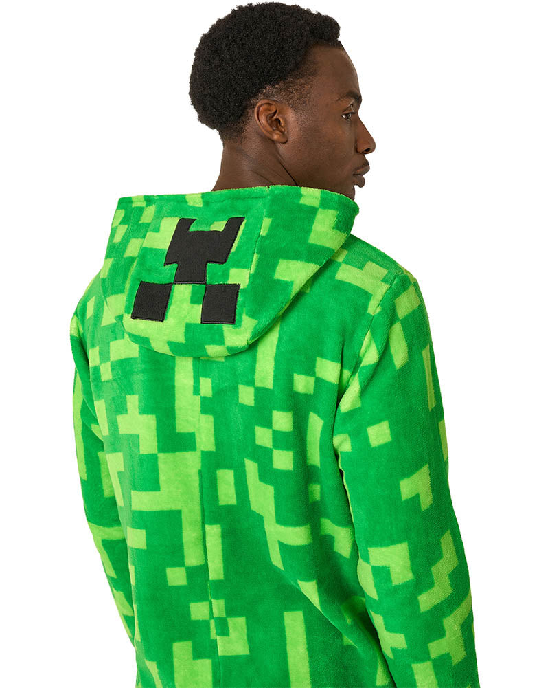 Minecraft Creeper Opposuit Adult Onesie