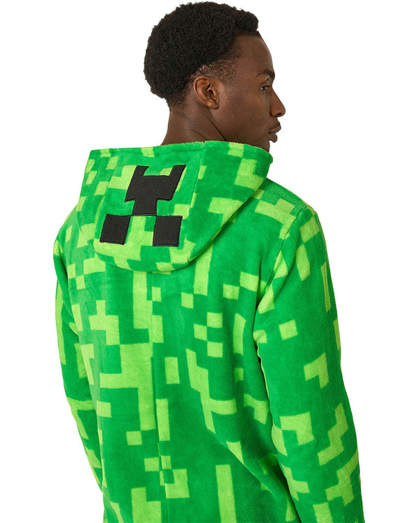 Minecraft Creeper Opposuit Adult Onesie