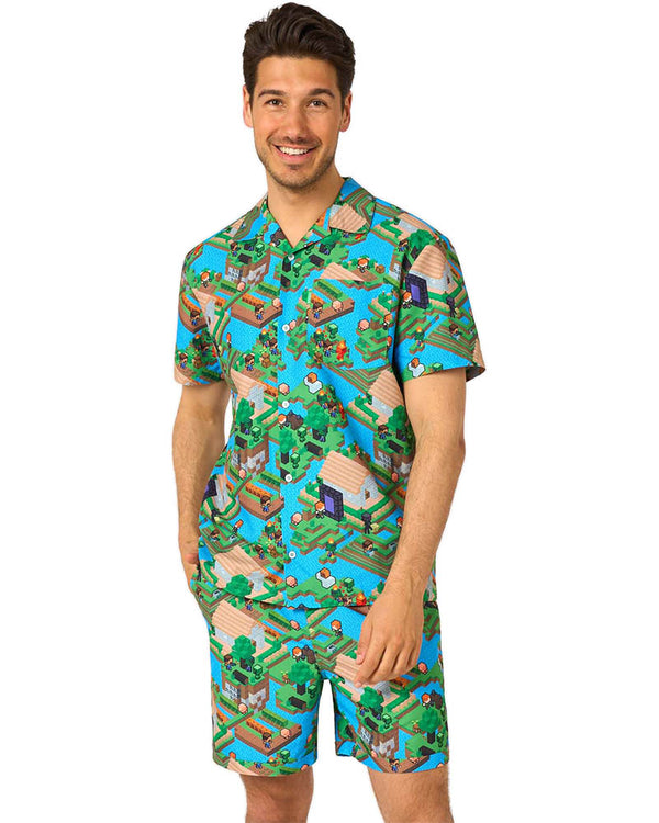 Minecraft OverWorld Mens Summer Set