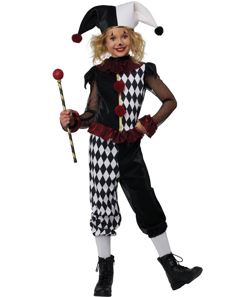 Mischieveous Jester Kids Costume