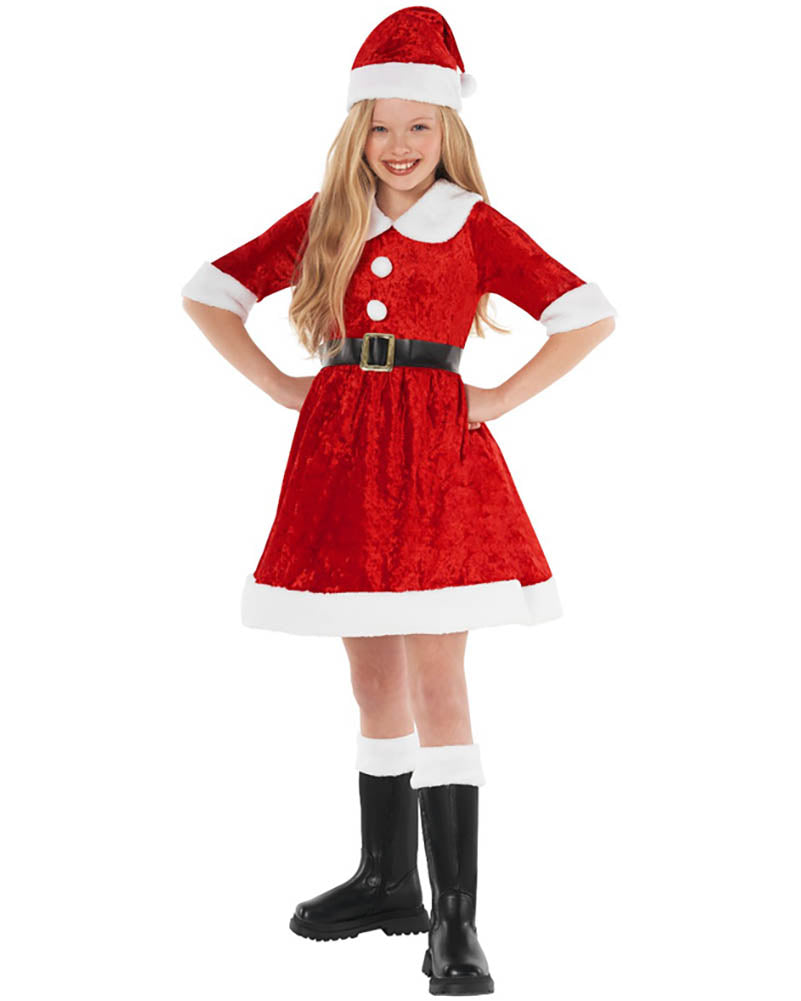 Miss Santa Claus Girls Costume