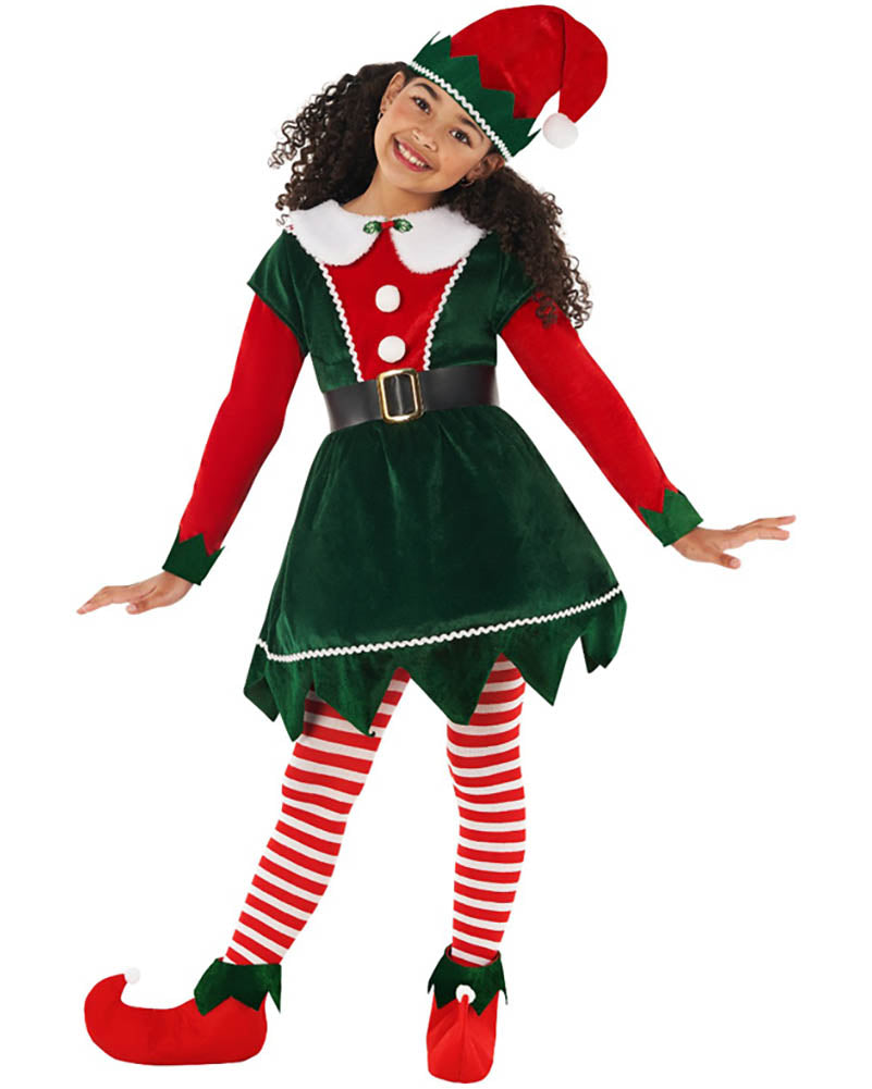 Mistletoe Elf Dress Girls Costume