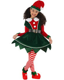 Mistletoe Elf Dress Girls Costume