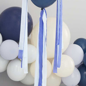 Mix It Up Balloon Tails Streamers Blue Pack of 4