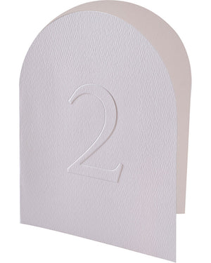 Modern Luxe Table Numbers Pack of 12