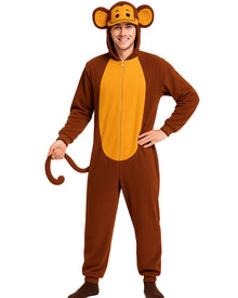 Monkey Onesie Adult Costume