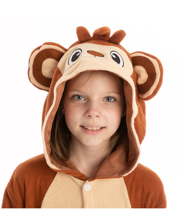 Monkey Onesie Kids Costume