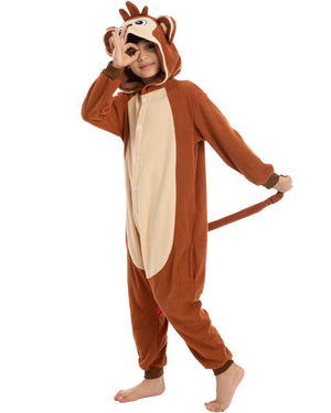 Monkey Onesie Kids Costume