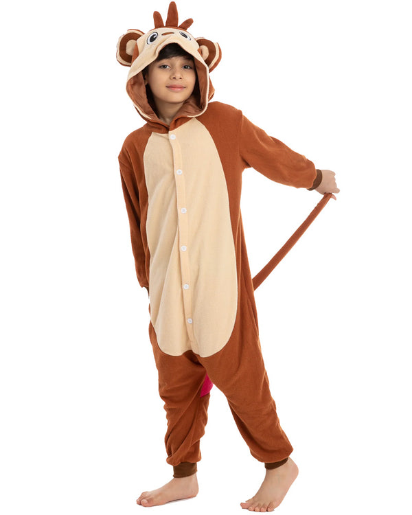 Monkey Onesie Kids Costume