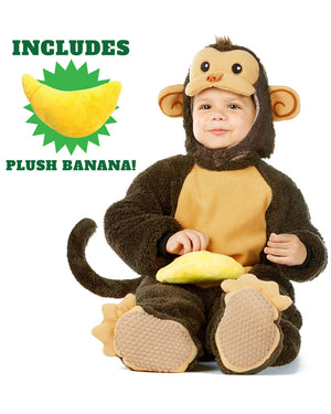Monkey Toddler Kids Costume