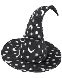 Moon and Stars Kids Witch Hat For Halloween