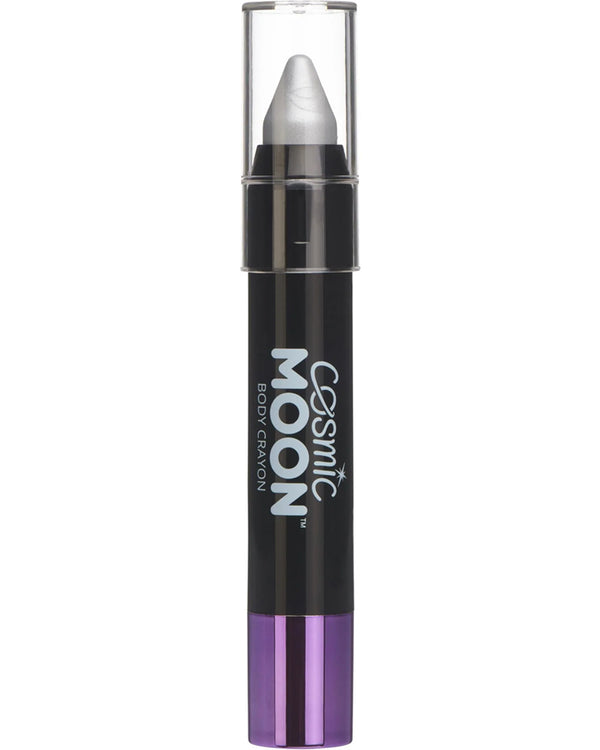 Moon Creations Cosmic Metallic Silver Body Crayon Paint Stick 3g