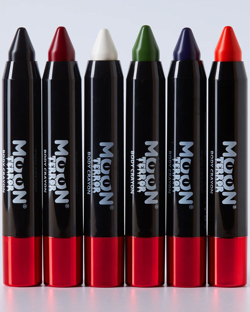Moon Creations Halloween Terror Body Crayon Paint Sticks Pack of 6