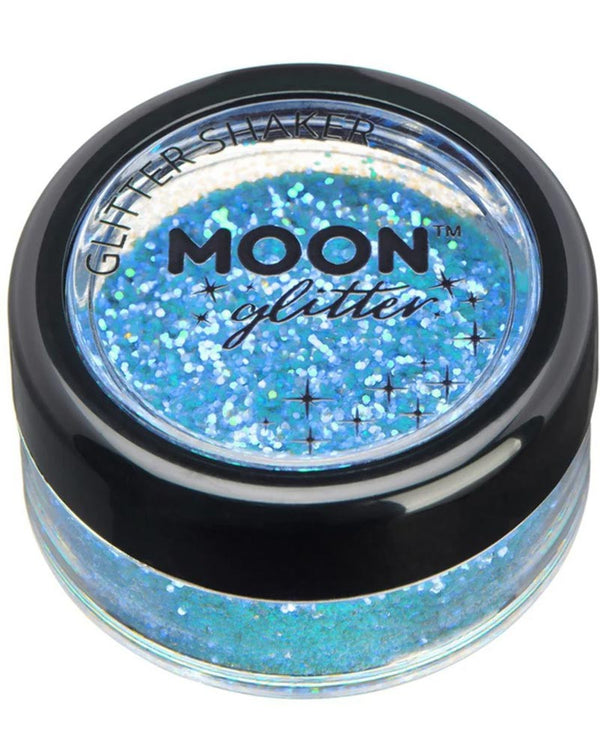 Moon Glitter Blue Iridescent Body Glitter Shaker 5g