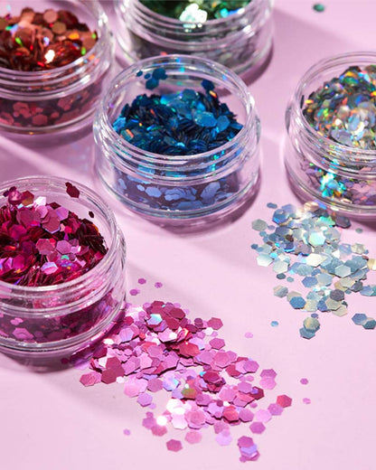 Moon Glitter Gold Holographic Chunky Body Glitter 3g