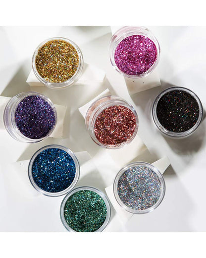 Moon Glitter Silver Holographic Body Glitter Shaker 5g