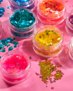 Moon Glitter White Iridescent Chunky Body Glitter 3g