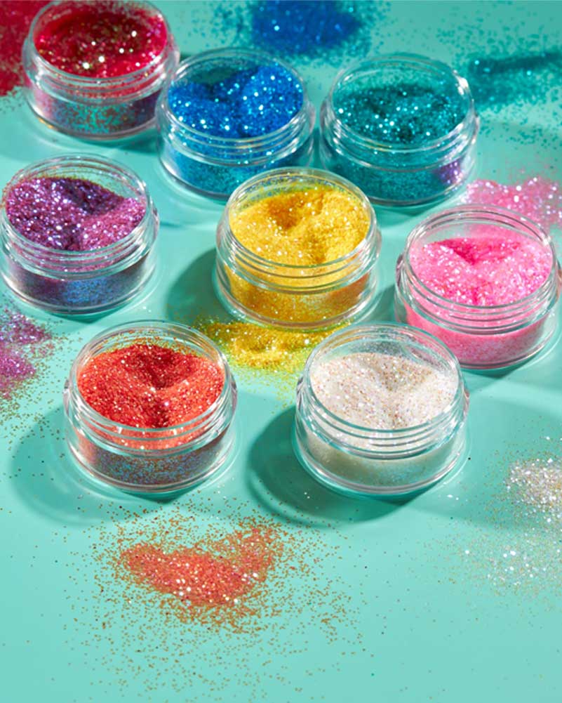 Moon Glitter Blue Iridescent Body Glitter Shaker 5g