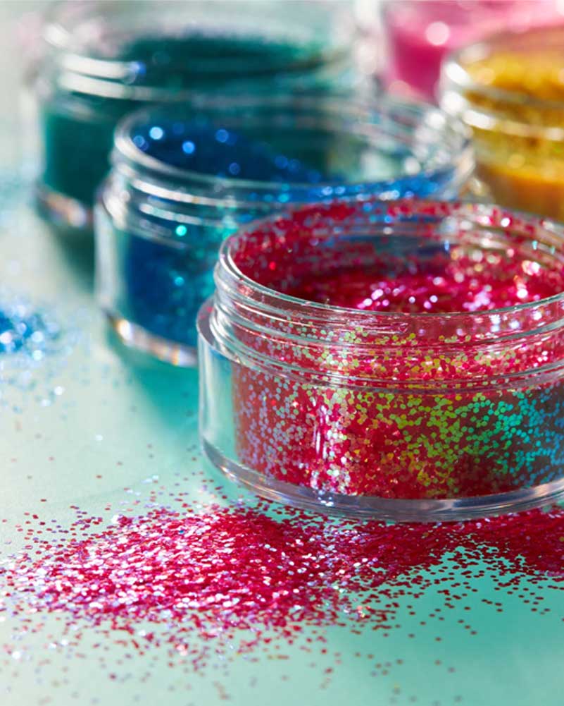 Moon Glitter Blue Iridescent Body Glitter Shaker 5g