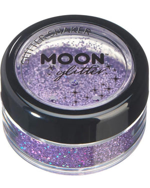 Moon Glitter Purple Holographic Body Glitter Shaker 5g