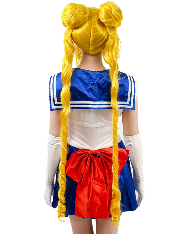 Moon Guardian Sailor Long Yellow Gold Premium Cosplay Wig