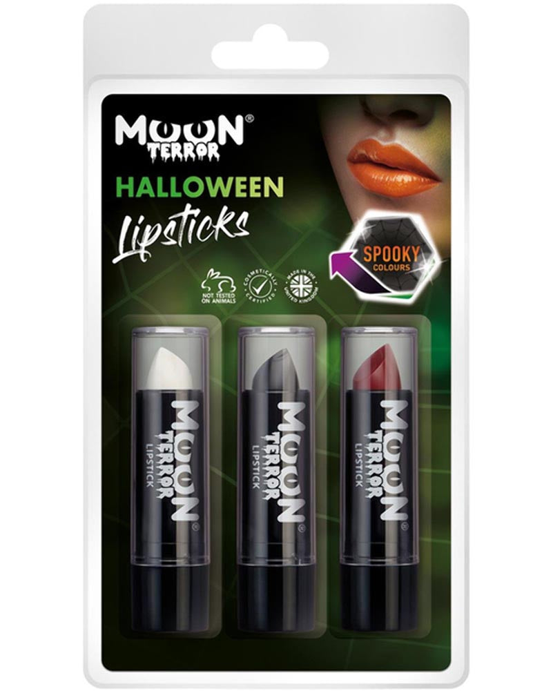 Moon Terror Halloween Lipstick 4g Pack of 3