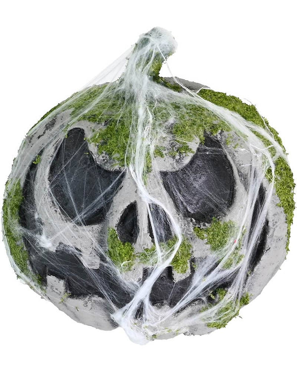 Moss Skeleton Pumpkin Decoration 22cm
