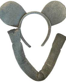 Sparkly Mouse Headband and Tail Set