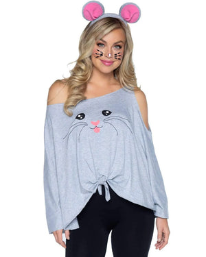 Mouse Poncho and Headband Set