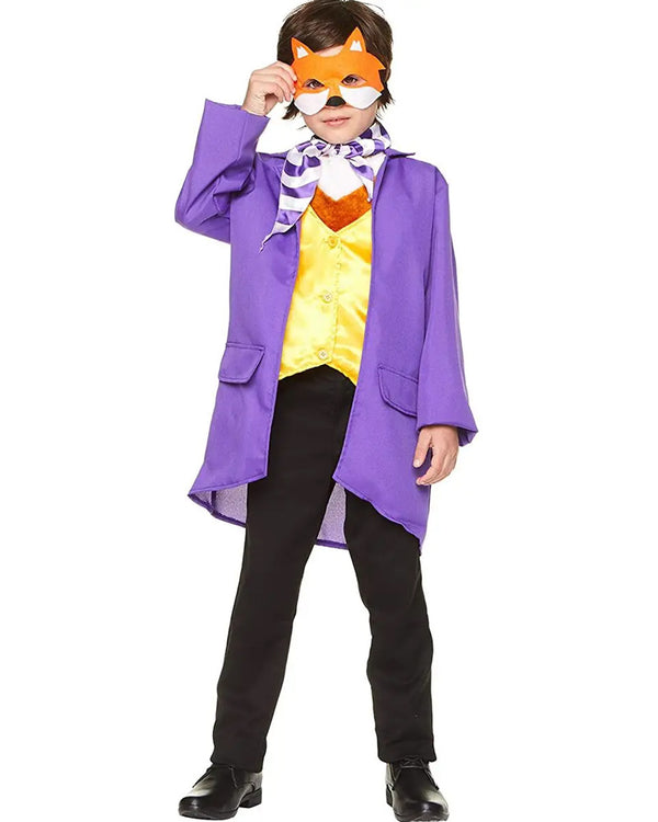 Mr Fox Kids Costume