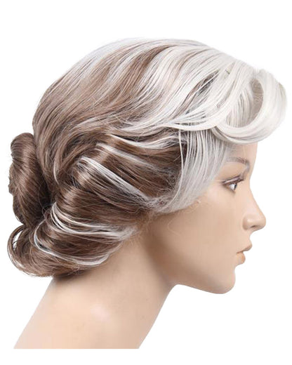 Mrs Doubtful Premium Grey Wig