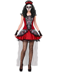 Mujer Dia De Los Muertos Womens Halloween Costume