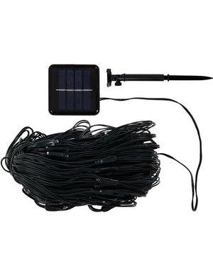 Multi-coloured Net Light 250 Piece Solar Christmas Lights 4m
