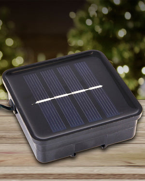 Christmas Solar Multi-Coloured Flashing 3-In-1 Star Tubelight 70cm