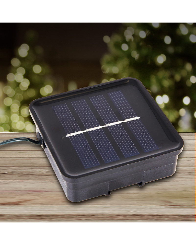 Multi-Coloured Stars LED Christmas Solar Path Lights 55cm Pack of 4