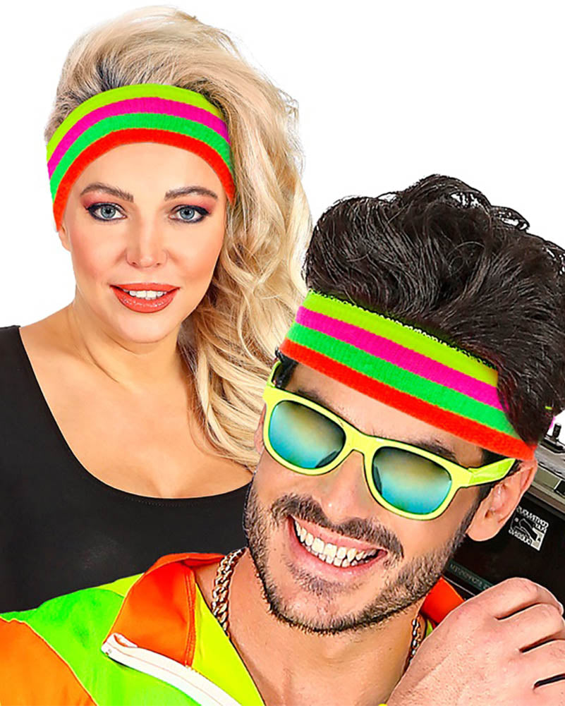 Multicolour Neon Sweatband