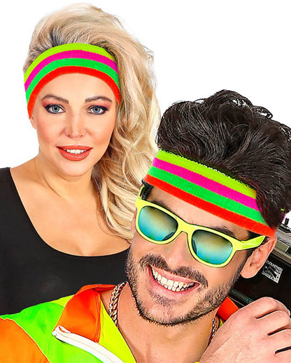 Multicolour Neon Sweatband