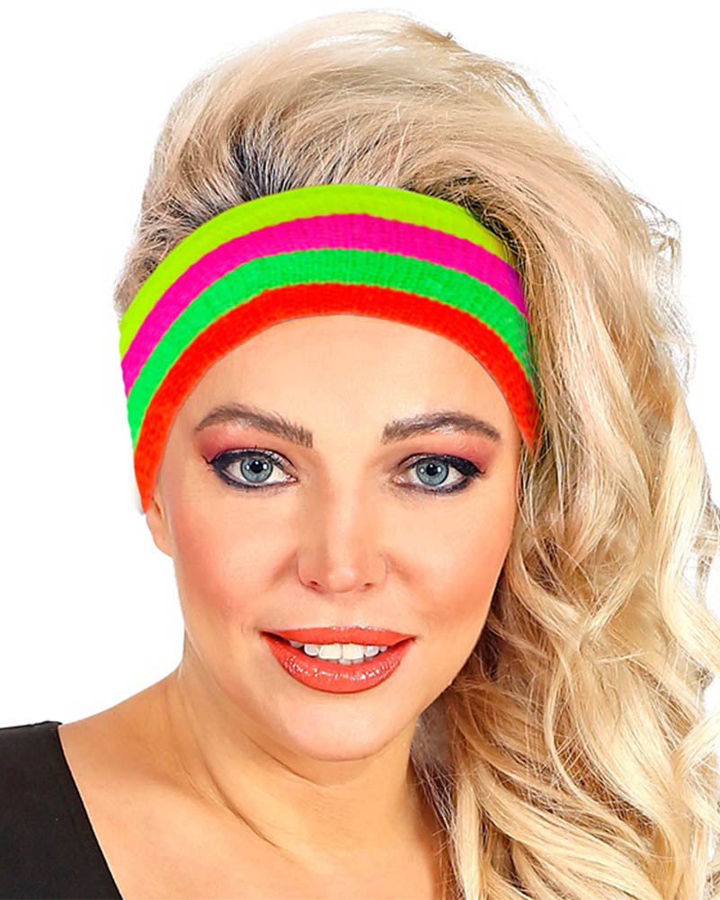 Multicolour Neon Sweatband
