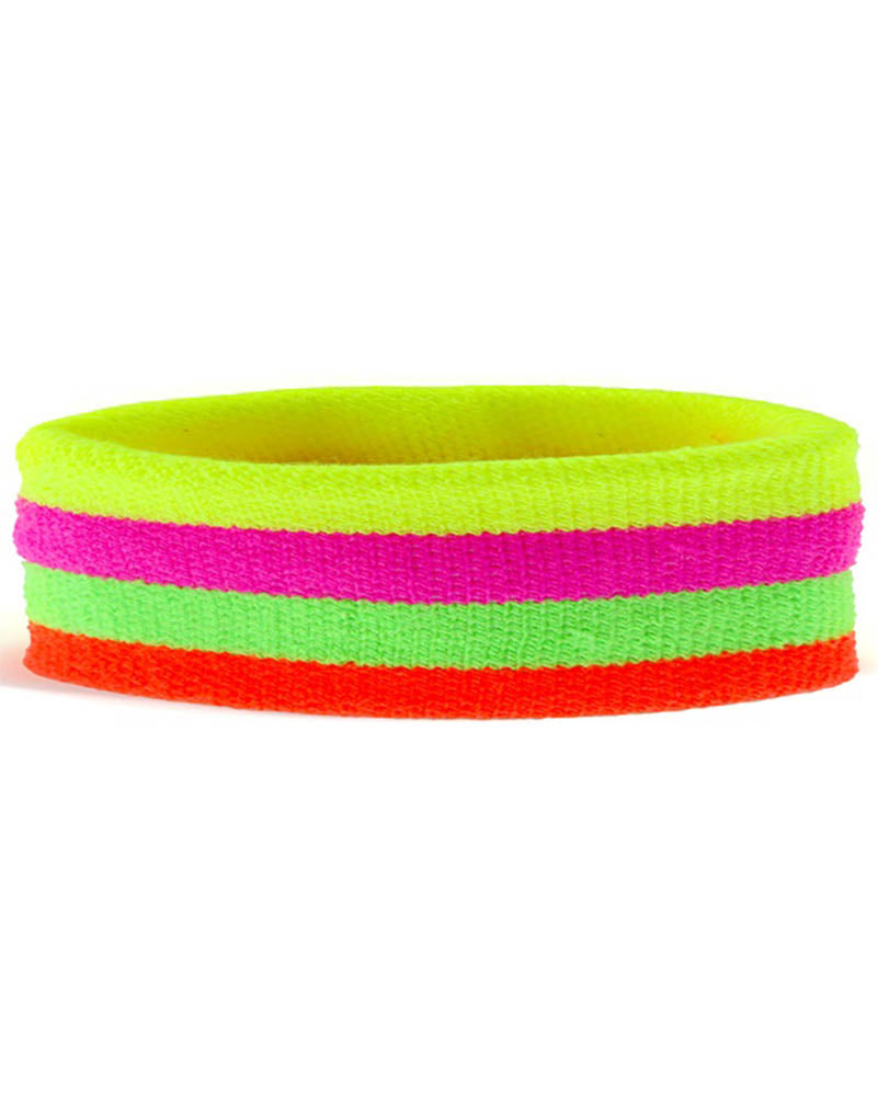Multicolour Neon Sweatband