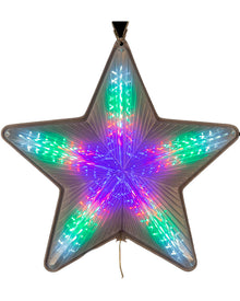 Multicolour Christmas LED Digital Flashing Star Light 50cm