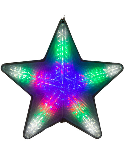 Multicolour Christmas LED Digital Flashing Star Light 50cm