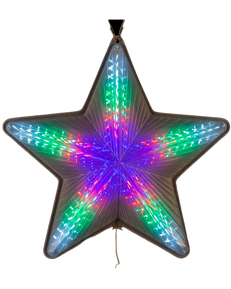 Multicolour Christmas LED Digital Flashing Star Light 50cm