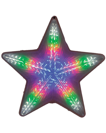 Multicolour Christmas LED Digital Flashing Star Light 50cm