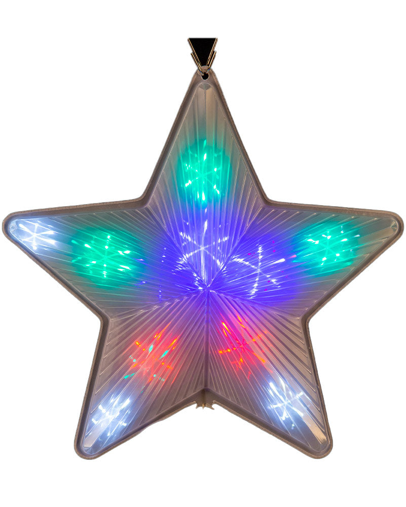 Multicolour Christmas LED Digital Flashing Star Light 50cm