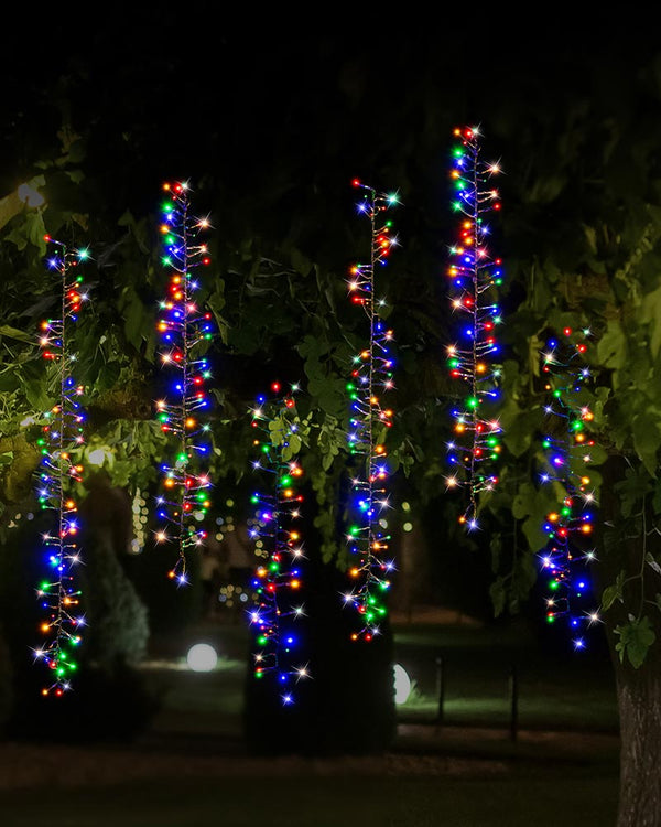 Christmas Timer Multicolour 480 Piece Tree Clusters 10m